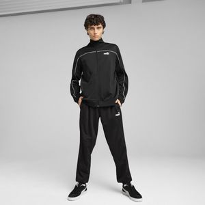 Puma Poly Trainingsanzug mit Paspeln Herren | Mit Plain | Black | Größe: M