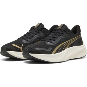 Puma - Pounce Lite - Hardloopschoenen - Zwart - Gerecycled Materiaal