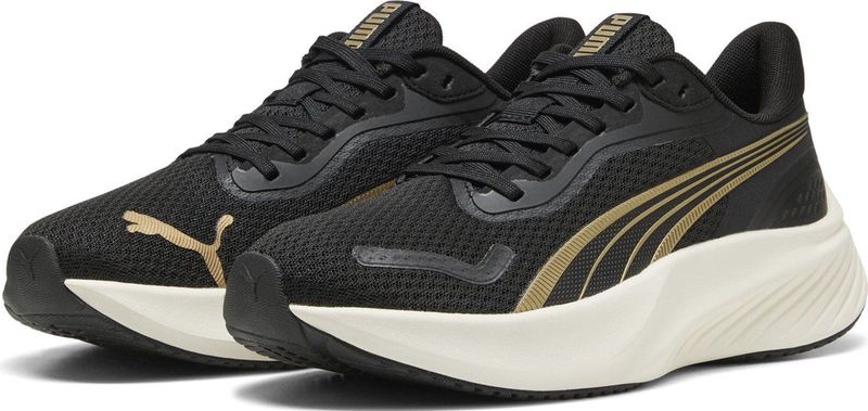 Puma - Pounce Lite - Hardloopschoenen - Zwart - Gerecycled Materiaal