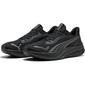 Puma - Pounce Lite - Hardloopschoenen - Zwart - Textiel/Synthetisch