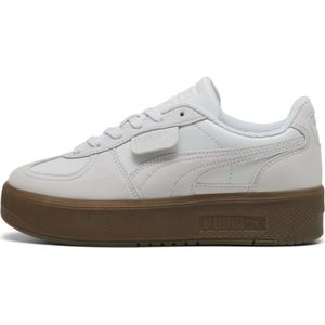 Puma - Palermo Elevato PRM - Sneakers - Lichtgrijs/Ecru - Leer/Textiel