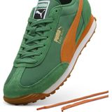 PUMA - Easy Rider - Sneakers - Groen/Oranje - Textiel/Suède