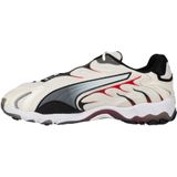 PUMA - Inhale - Sneakers - Zwart/Rood - Textiel - Vetersluiting
