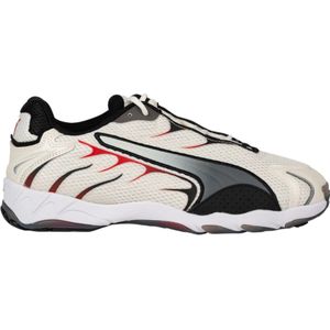 PUMA - Inhale - Sneakers - Zwart/Rood - Textiel - Vetersluiting