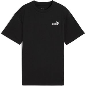 PUMA - T-shirt - Zwart - Gerecycled Katoen - Relaxte Pasvorm