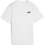 PUMA - T-shirt - Wit - Katoen - Ronde Hals - Korte Mouwen