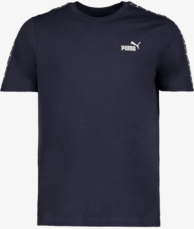 Puma - Ess Tape T-shirt - Zwart - Katoen - Regular Fit
