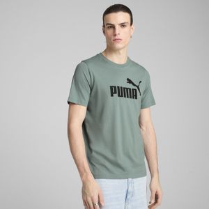 PUMA - ESS No. 1 Logo Tee - T-shirt - Green Moon - Gemaakt van 20% Gerecycled Katoen