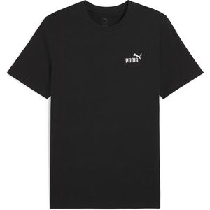 PUMA - ESS Small No. 1 Logo Tee - T-shirt - Puma Black - Gerecycled Katoen