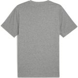 PUMA - T-shirt - Grijs - Katoen - Klein Logo