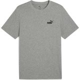 PUMA - T-shirt - Grijs - Katoen - Klein Logo