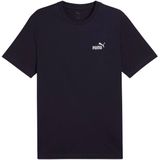 PUMA - ESS Small No. 1 Logo Tee - T-shirt - New Navy - Gerecycled Katoen