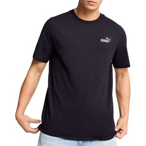 PUMA - ESS Small No. 1 Logo Tee - T-shirt - New Navy - Gerecycled Katoen