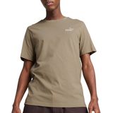 PUMA - ESS Small No. 1 Logo Tee - T-shirt - Velvet Moss - Gerecycled Katoen