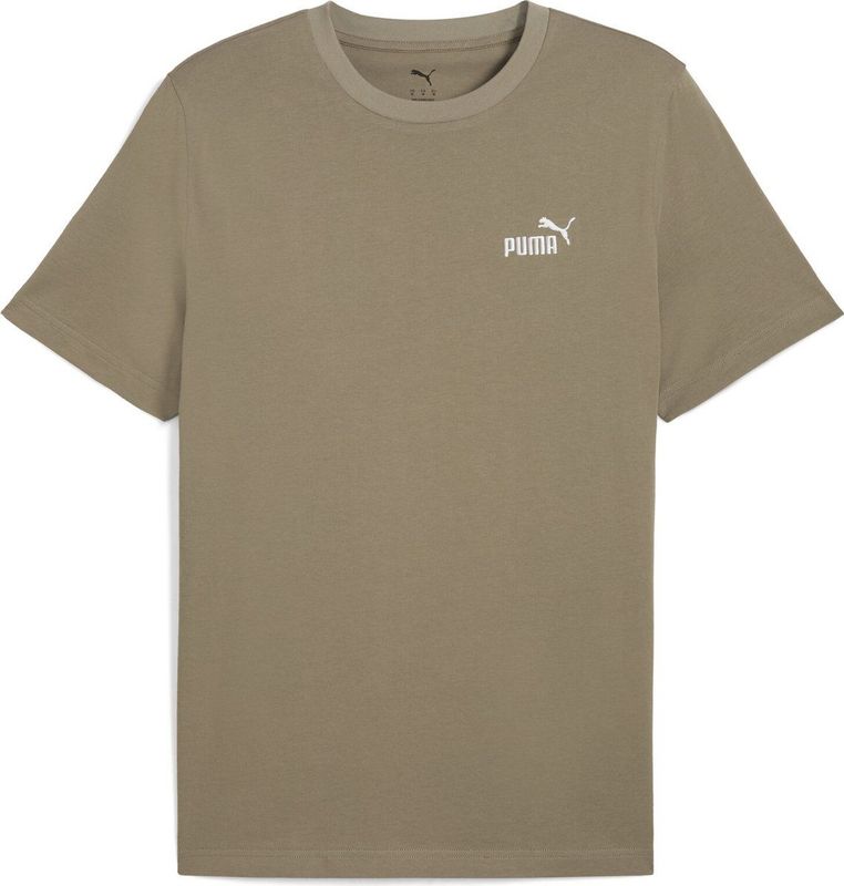 PUMA - ESS Small No. 1 Logo Tee - T-shirt - Velvet Moss - Gerecycled Katoen