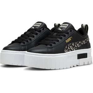 Puma Mayze Wild Jugend Sneakers Schuhe Für Damen Für Kinder | Black/Desert Dust | Größe: 37.5