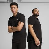 PUMA - ESS No. 1 Logo Pique Polo - Puma Black - Gerecycled Katoen