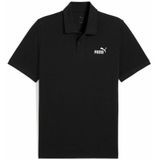 PUMA - ESS No. 1 Logo Pique Polo - Puma Black - Gerecycled Katoen