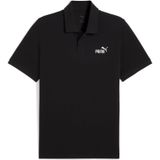 PUMA - ESS No. 1 Logo Pique Polo - Puma Black - Gerecycled Katoen