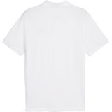 PUMA - ESS No. 1 Logo Pique Polo - Wit - Gerecycled Katoen