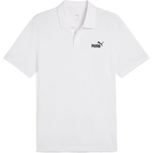PUMA - Essentials No. 1-logo Piqu� Polo - Wit - Katoen