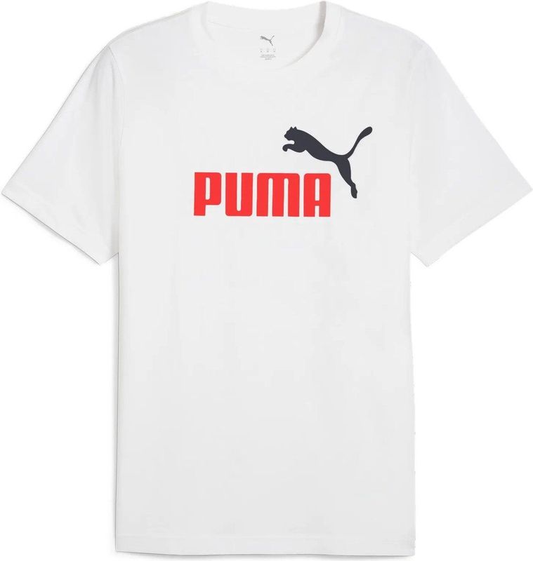 Puma - T-shirt - Heren - Effen - Korte Mouwen - Groot Logo