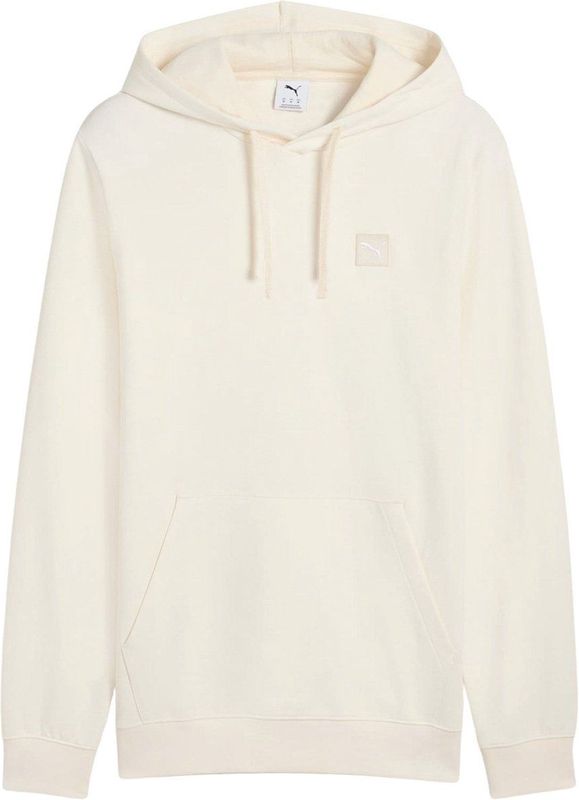 Puma - Essentials Elevated Hoodie - Off White - Heren
