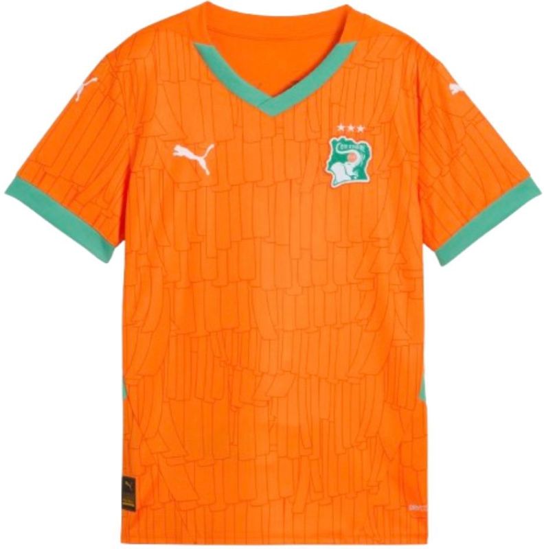PUMA - Ivoorkust 2025 - Thuisshirt - Oranje