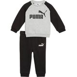 Puma - Minicats Ess Raglan - Trainingspak - Zwart - Gerecycled Materiaal