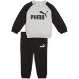 Puma - Minicats Ess Raglan - Trainingspak - Zwart - Gerecycled Materiaal