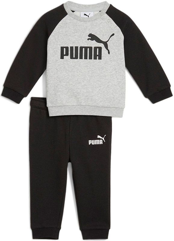 Puma - Minicats Ess Raglan - Trainingspak - Zwart - Gerecycled Materiaal