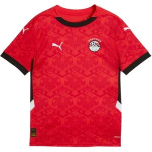 PUMA - Egypte 2025 Thuisshirt - Zwart/Rood - Gerecycled Materiaal