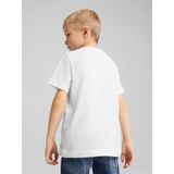 PUMA - T-shirt - Zwart - Katoen - Rubber Logo