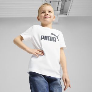 PUMA - T-shirt - Zwart - Katoen - Rubber Logo
