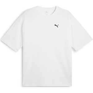 PUMA - WARDROBE ESS - Oversized T-shirt - Wit