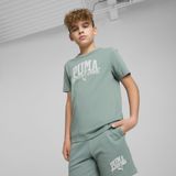 PUMA Class T-shirt - Groen - Katoen - Ronde Hals - Korte Mouwen