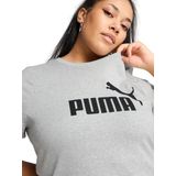 PUMA ESS No. 1 T-shirt met logo voor Dames, Grijs, Maat XXS