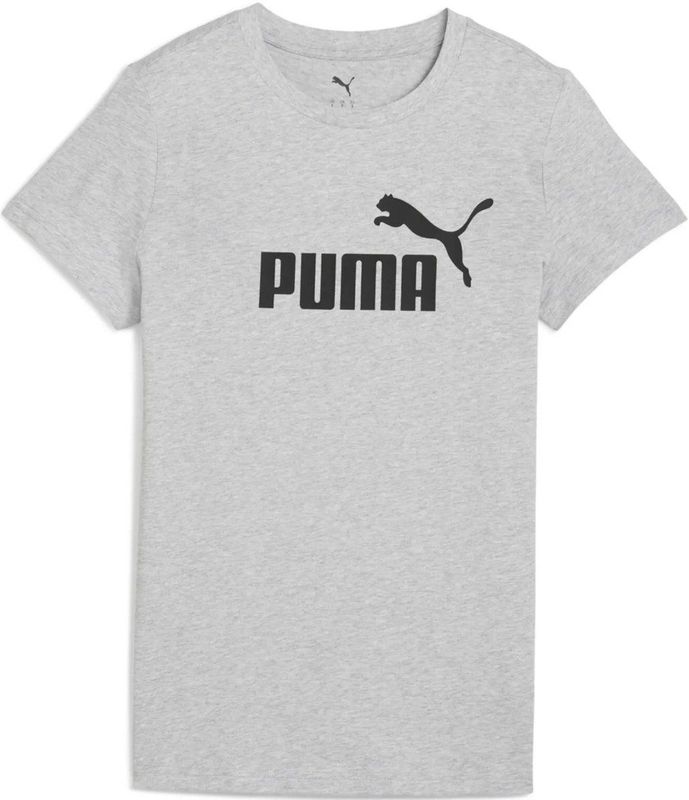 PUMA ESS No. 1 T-shirt met logo voor Dames, Grijs, Maat XXS