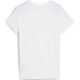 PUMA ESS No. 1 T-shirt met logo voor Dames, Wit, Maat XXS