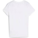 Puma - Essentials Logo T-Shirt - Wit - Katoen - Dames