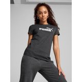 PUMA - T-shirt - Zwart - Katoen - Ronde Hals Korte Mouwen