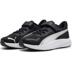 Puma - Pounce Lite Ac+ Ps Sneakers - Zwart - Mesh Bovenwerk - Lichtgewicht Comfort