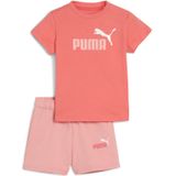 Puma Minicats Ess Set - T-shirt - Zwart - Katoen - Korte Mouwen
