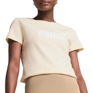 Puma - Essentials Logo T-Shirt - Zwart - Katoenmix
