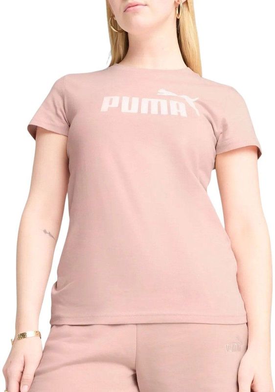 PUMA - ESS NO. 1 LOGO TEE - T-shirt - Rose quartz