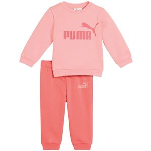 Puma - Minicats Essentials Crew Set - Trainingspak - Roze - Fleece