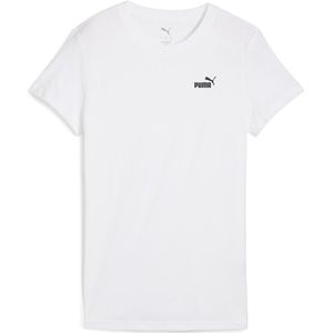 PUMA - T-shirt ESS SMALL NO. 1 LOGO - Kleur: Puma White - Materiaal: 100% Katoen