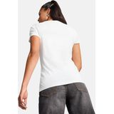 PUMA - ESS SMALL NO. 1 LOGO TEE - T-shirt - Puma White - 100% Katoen