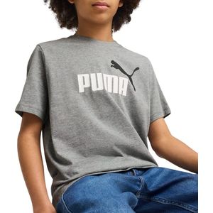 PUMA - Colour No.1-logo T-shirt - Grijs - Katoen