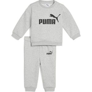 PUMA - Crewset - Fleece - Zwart - Geribbelde Boorden